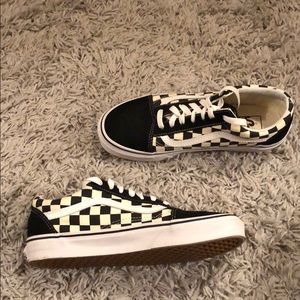 Checker Pattern Vans